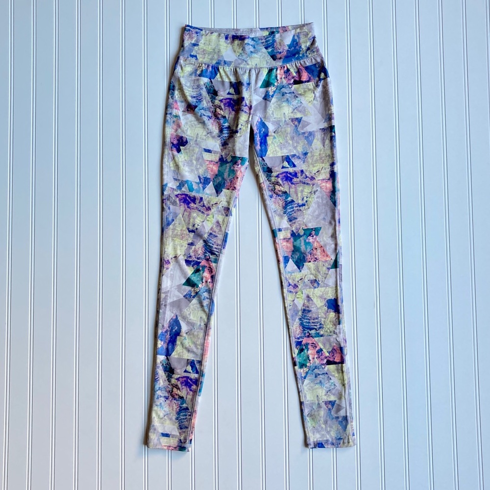 Mossimo Pastel Geometric Leggings Size XS XS